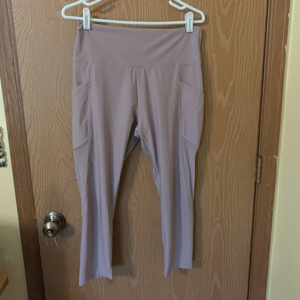 Marika Light Mauve / Pink / Nude Leggings Large